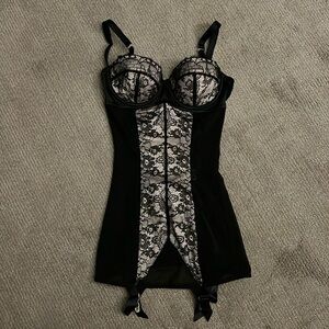 Bettie Page Lingerie Bra/Body Suit 32C